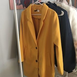 Mustard Suede Coat